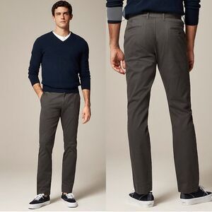 NWT J CREW 770™ Straight-fit stretch chino pant in Onyx Grey size 36/30